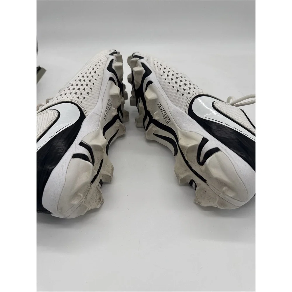 Nike Vapor Edge Shark Black White Football Cleats CD0074-100 Men's Size 11